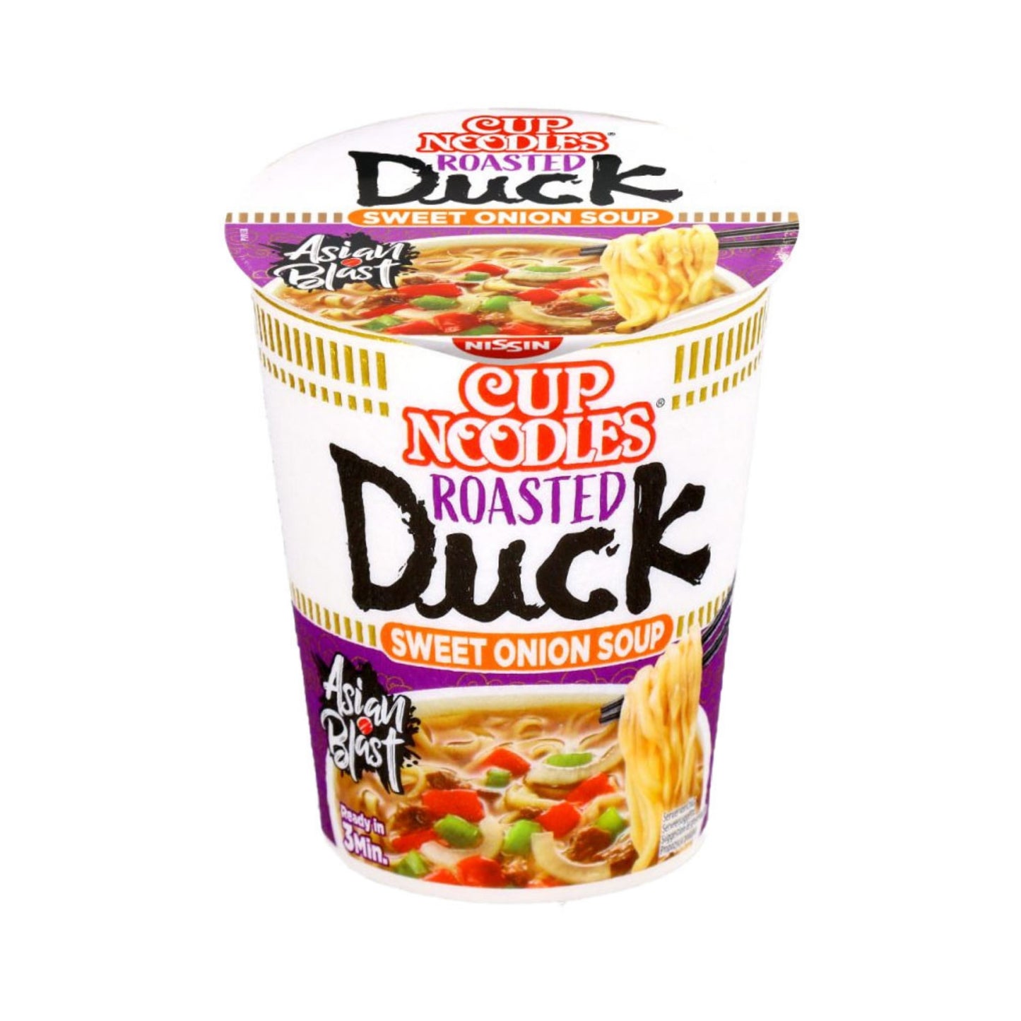 süße Zwiebel Ramen - geröstete Ente