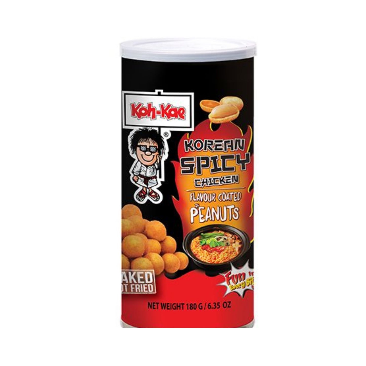 Erdnüsse - Koreanisches scharfes Huhn